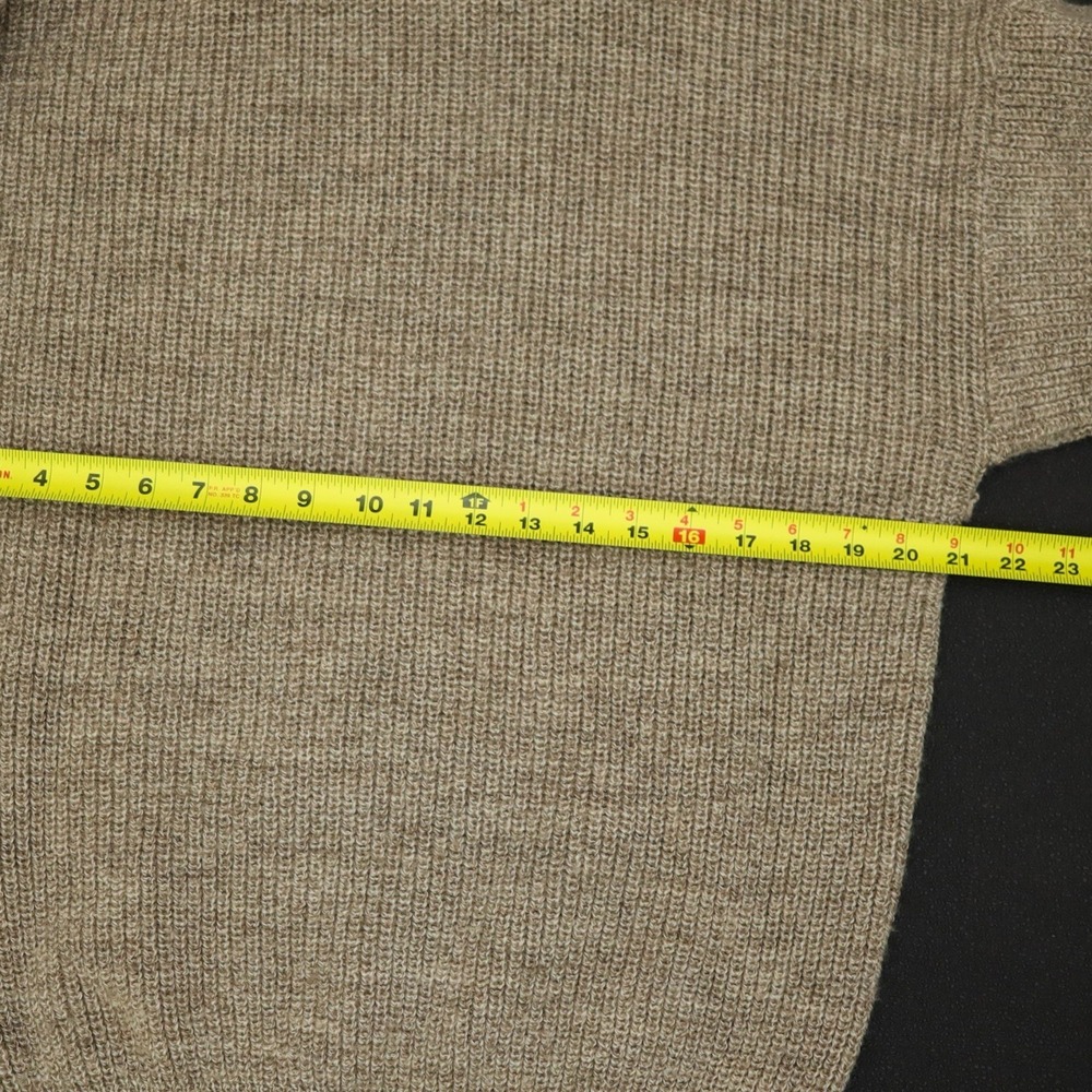 Vintage Gianfranco Ruffini Italy 3D Knit Grandpa Sweater Pattern Men's L 26Lx21W - Picture 9 of 9